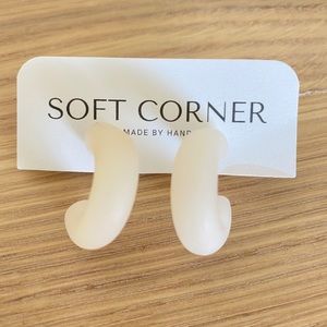 Polymer Clay Transparent 1” Hoops